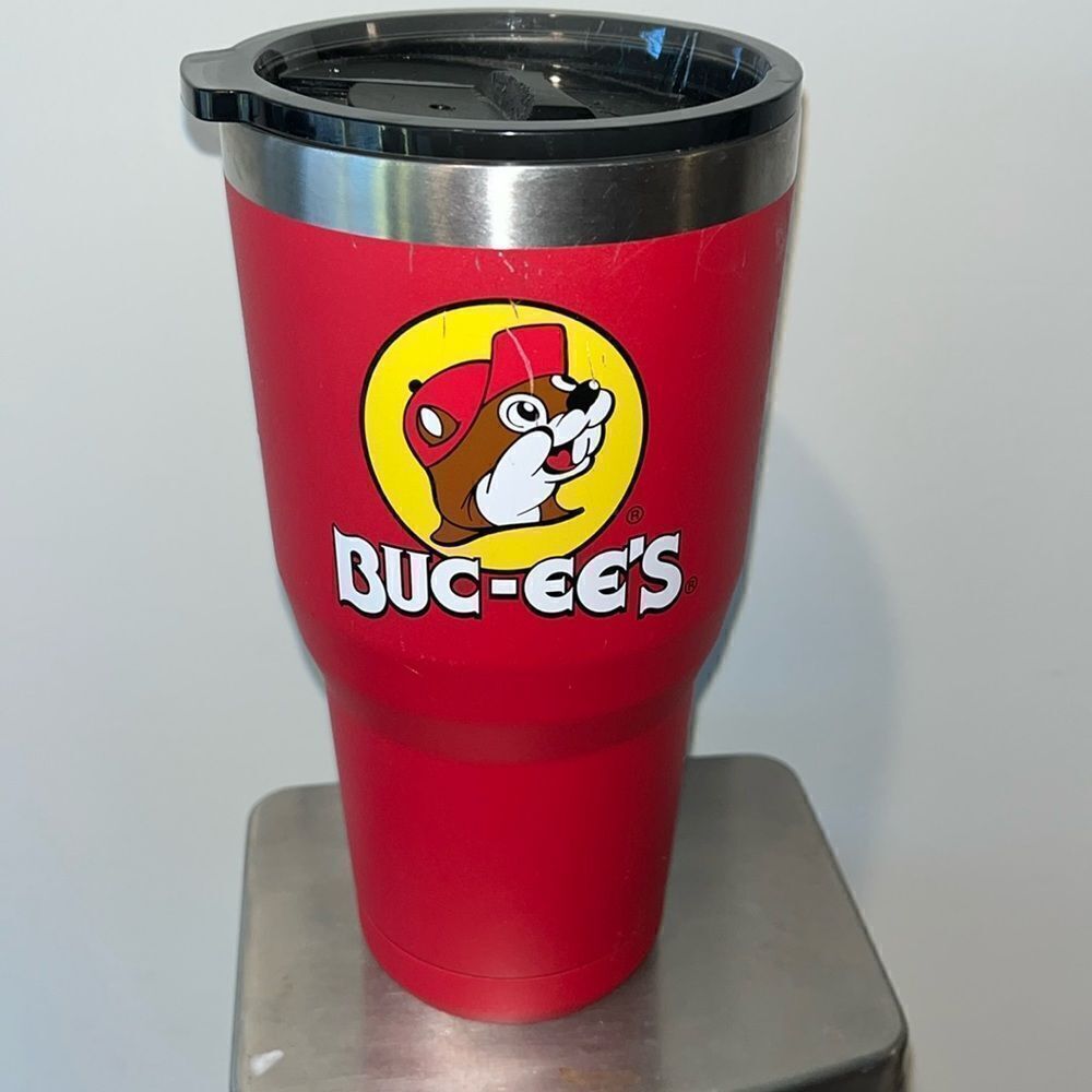 BUC-EE’S Yukon Outfitter Red Giant Commute Travel Mug 30 Ounces stainless steel